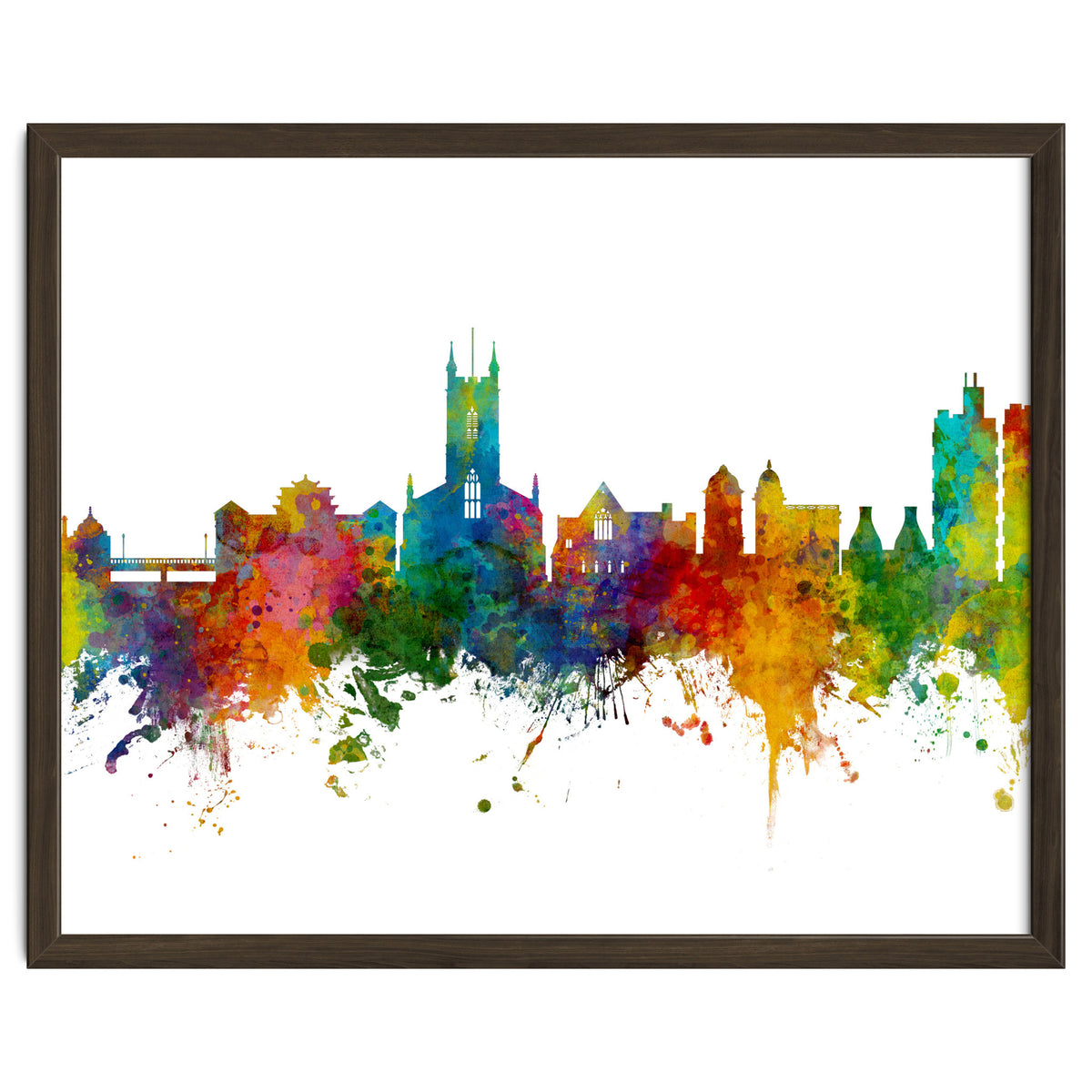 Stoke-on-Trent England Skyline