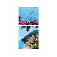 Positano flowers in Paints  (Print Only)