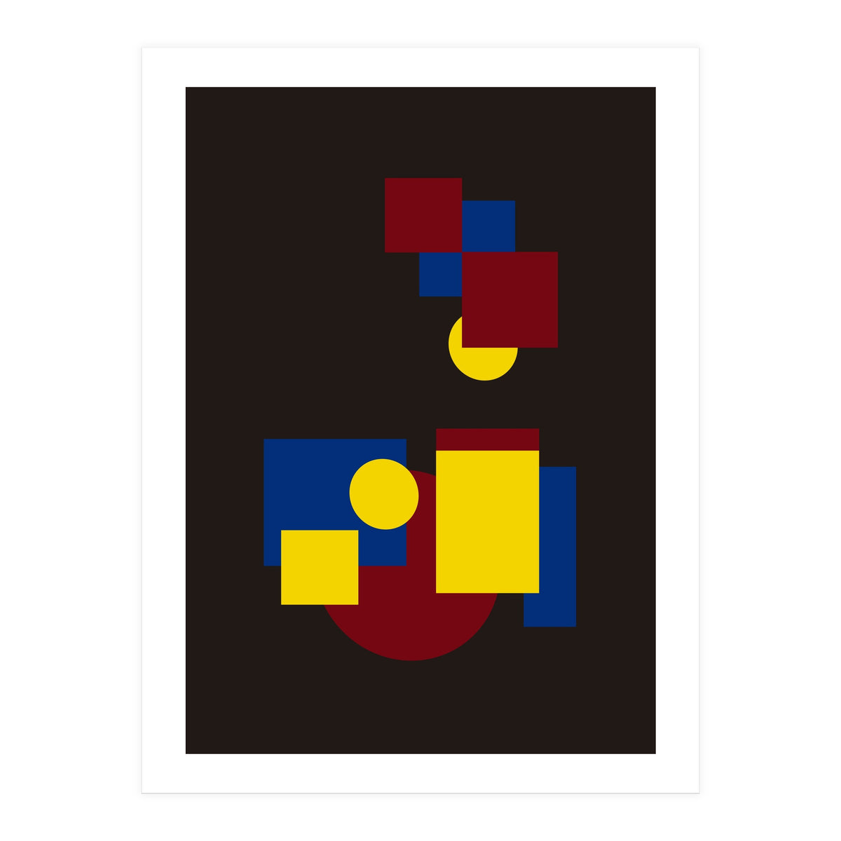 Modern Geometric Abstract 5 (Print Only)