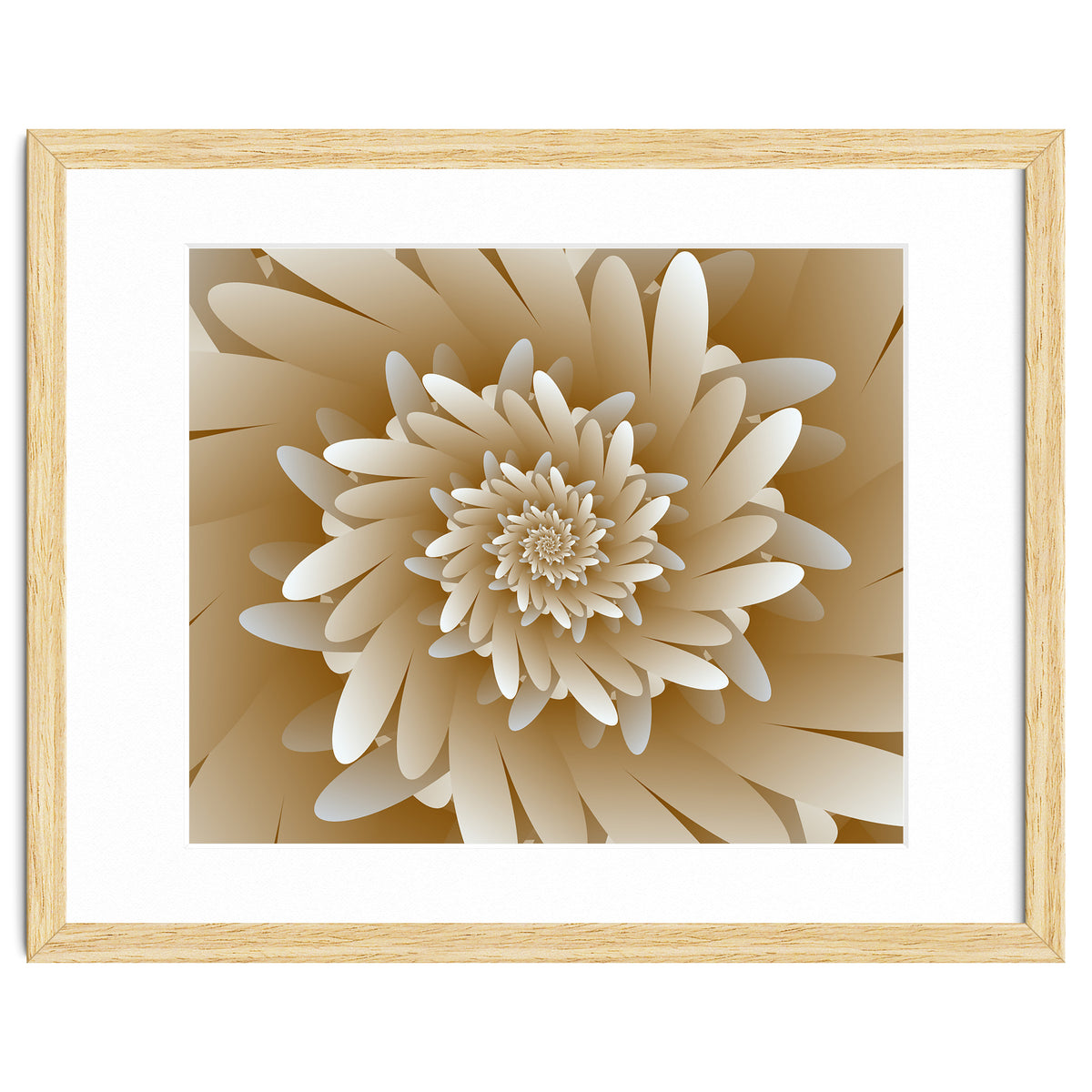 Abstract Digital Floral ART