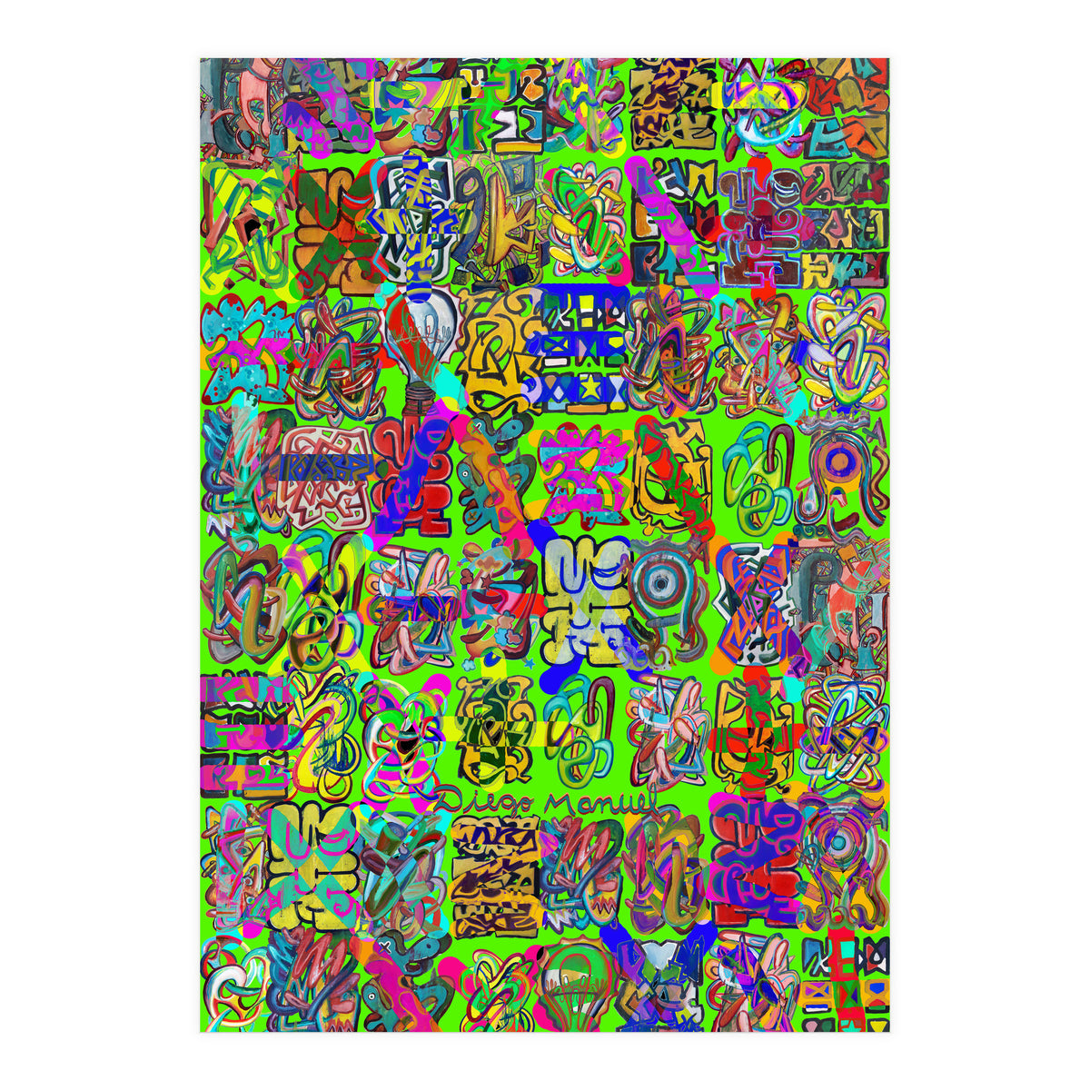 Graffitis 2021 Tapiz 103 (Print Only)