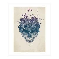 Skull Flowers (Print Only)