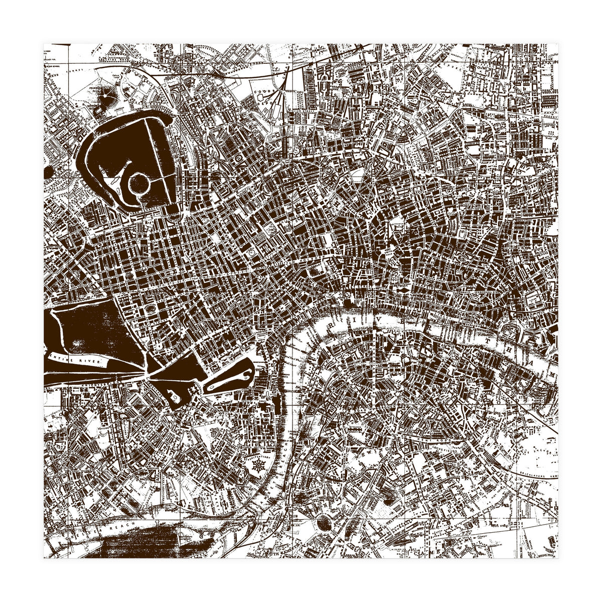 Old Town Map  (Print Only)