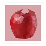 Apple Low Poly Art  (Print Only) thumbnail