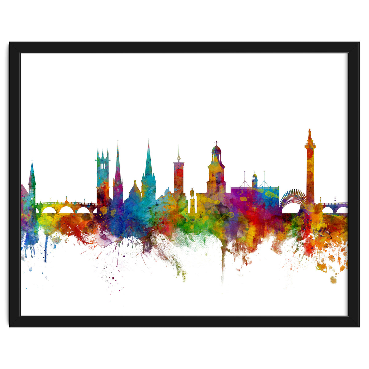 Shrewsbury England Skyline