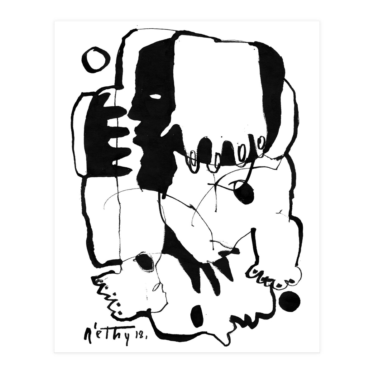 Everlasting Fight - b&w (Print Only)