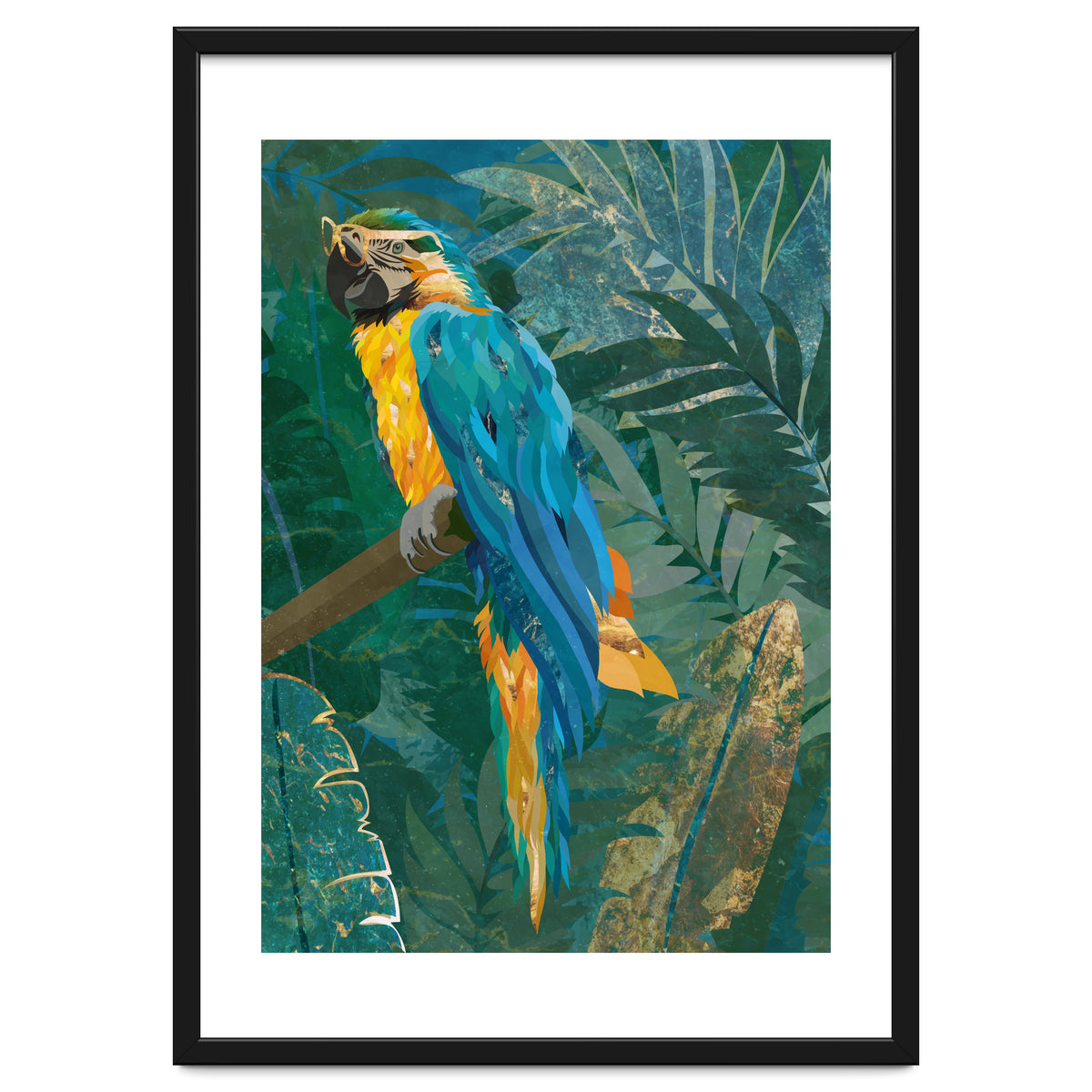 Macaw Meditation in the tropical jungle