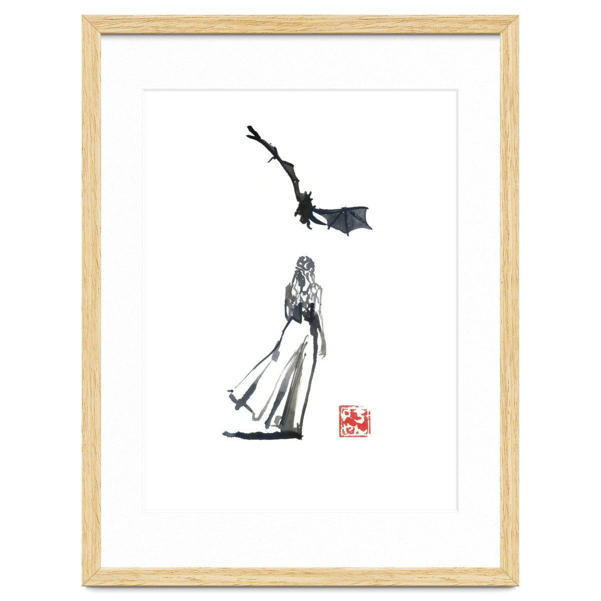 daenerys targaryen and the dragon