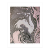 Pink and gray marbled paper  (Print Only) thumbnail