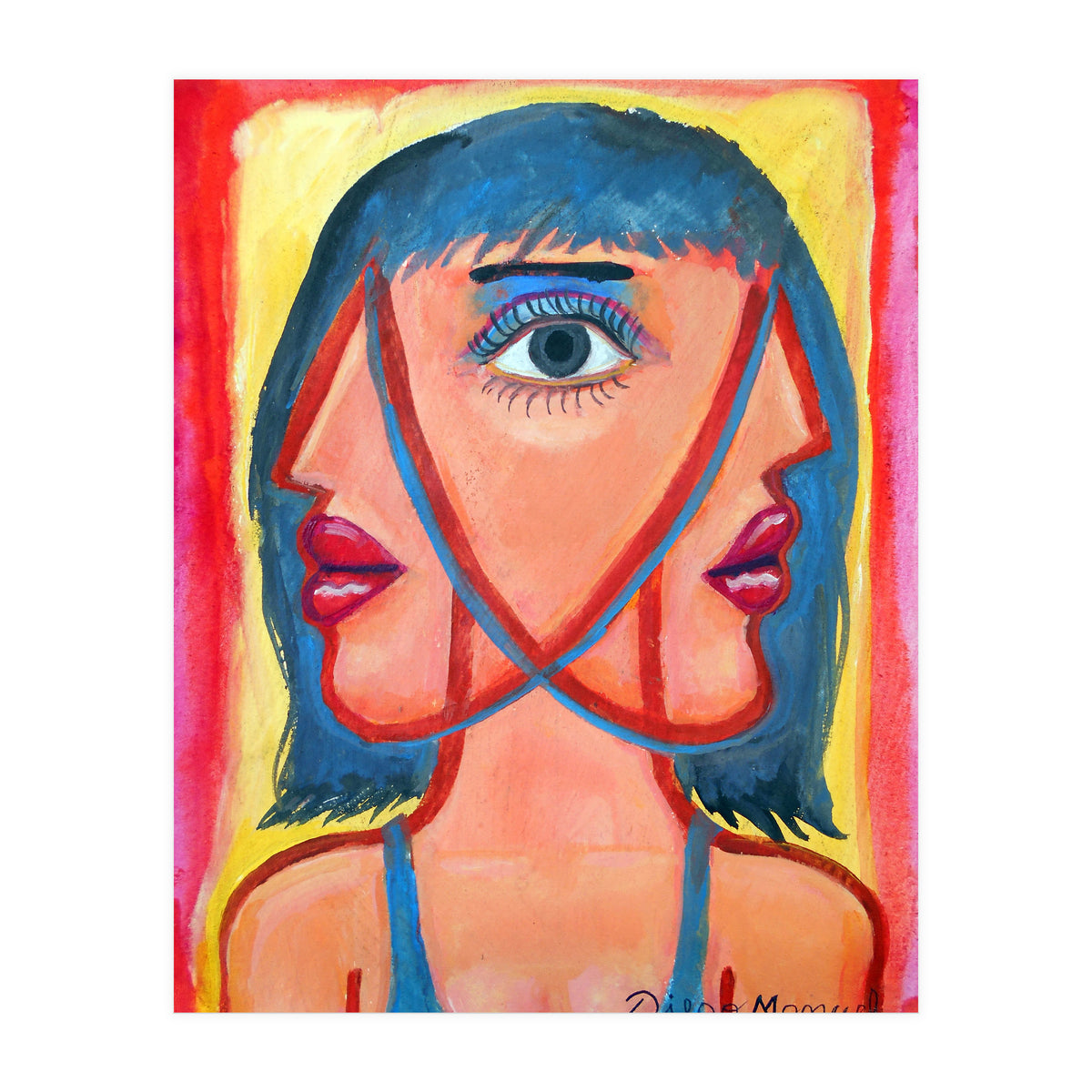 Cabeza De Mujer 6 (Print Only)