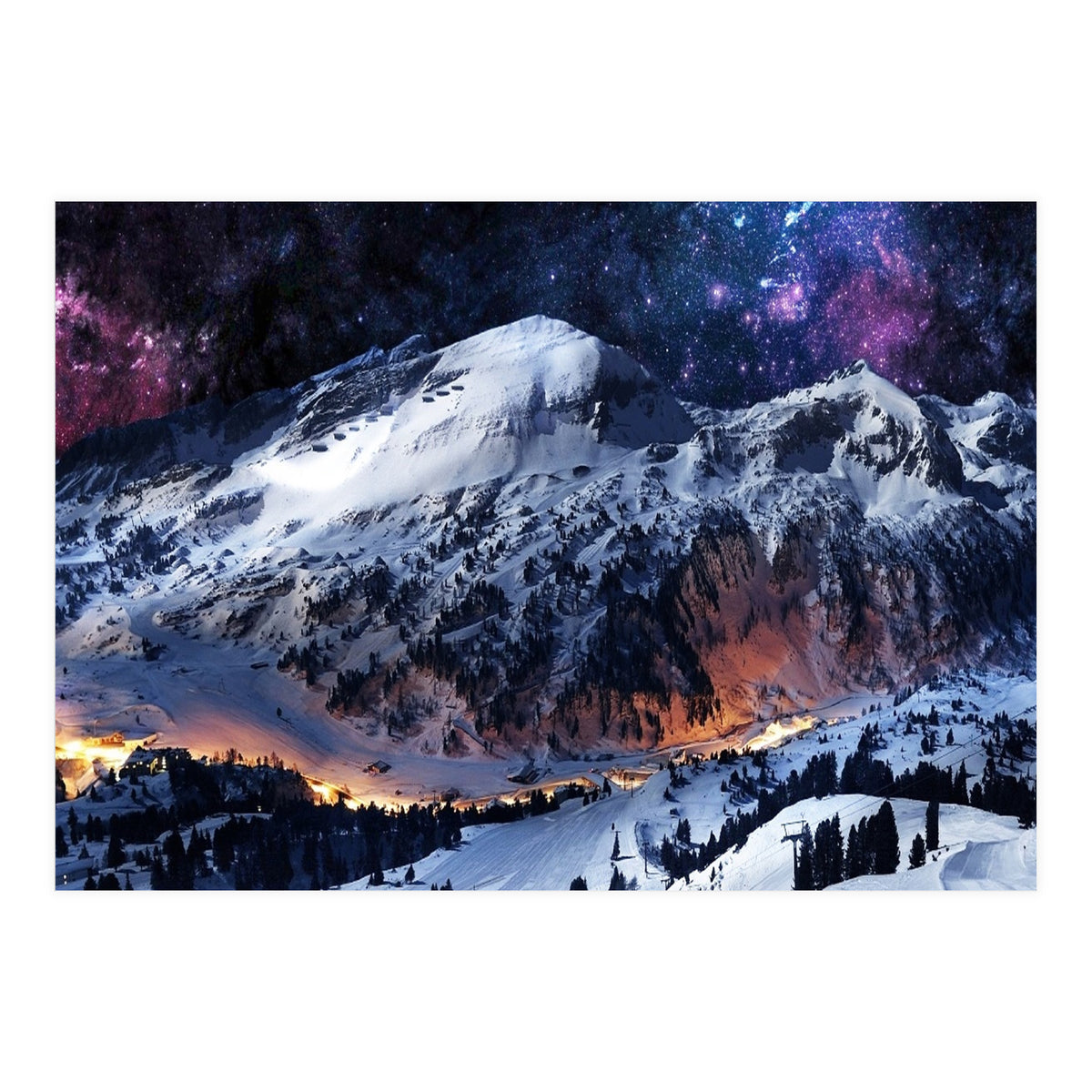 Mountain CALM IN space view (Print Only)