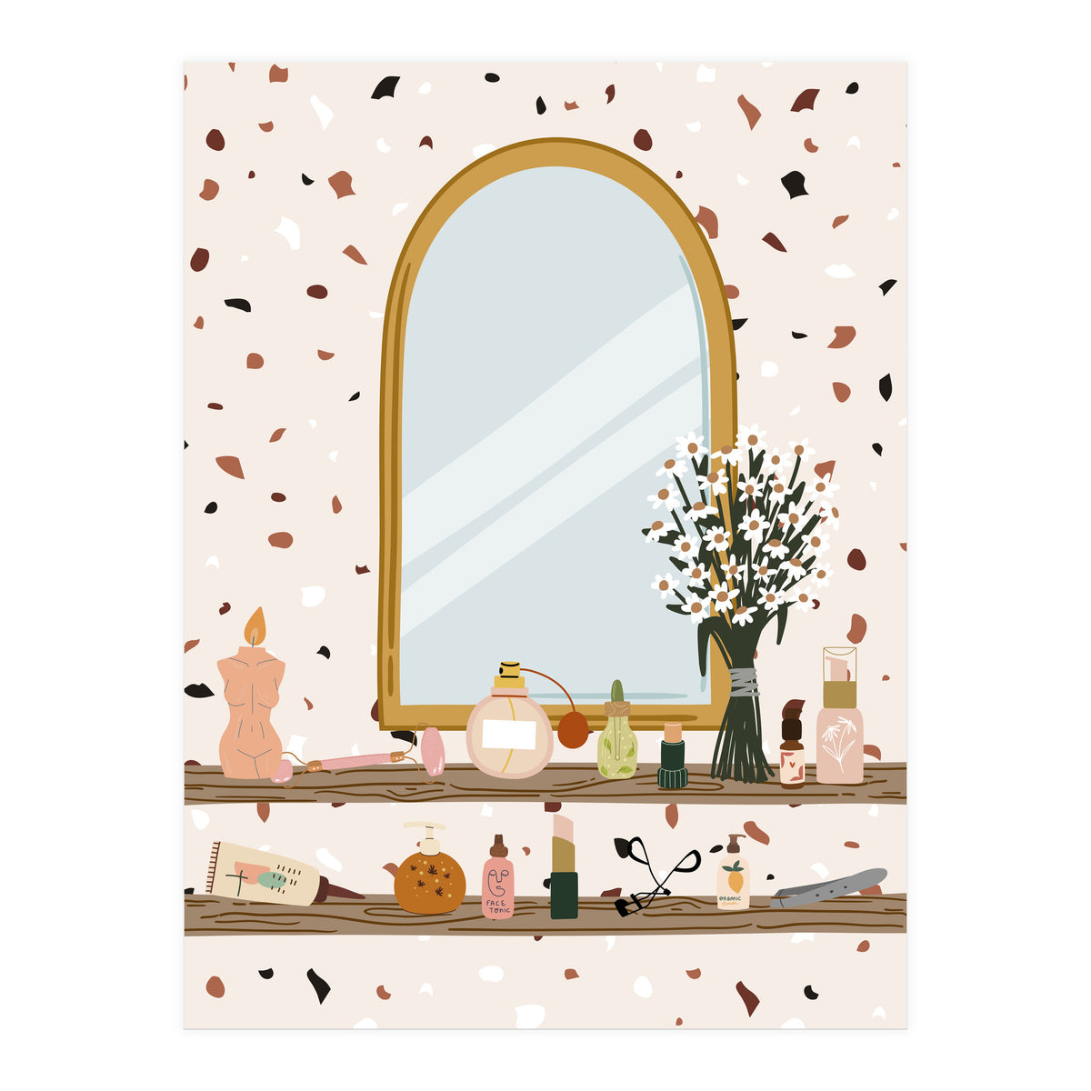 Boho Mirror Station (Print Only)