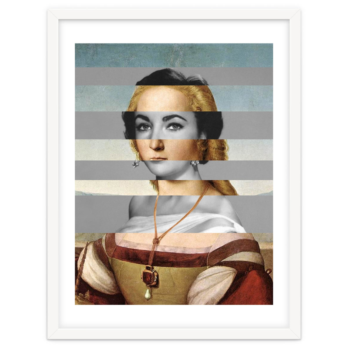 Rafael Portrait of Young Woman with Unicorn & Liz Taylor