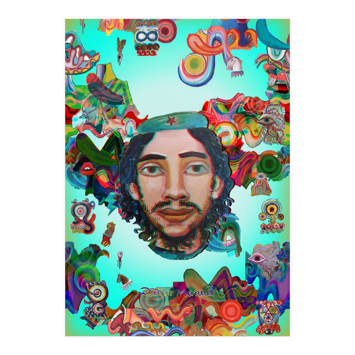 El Che Y Graffiti 4 (Print Only)