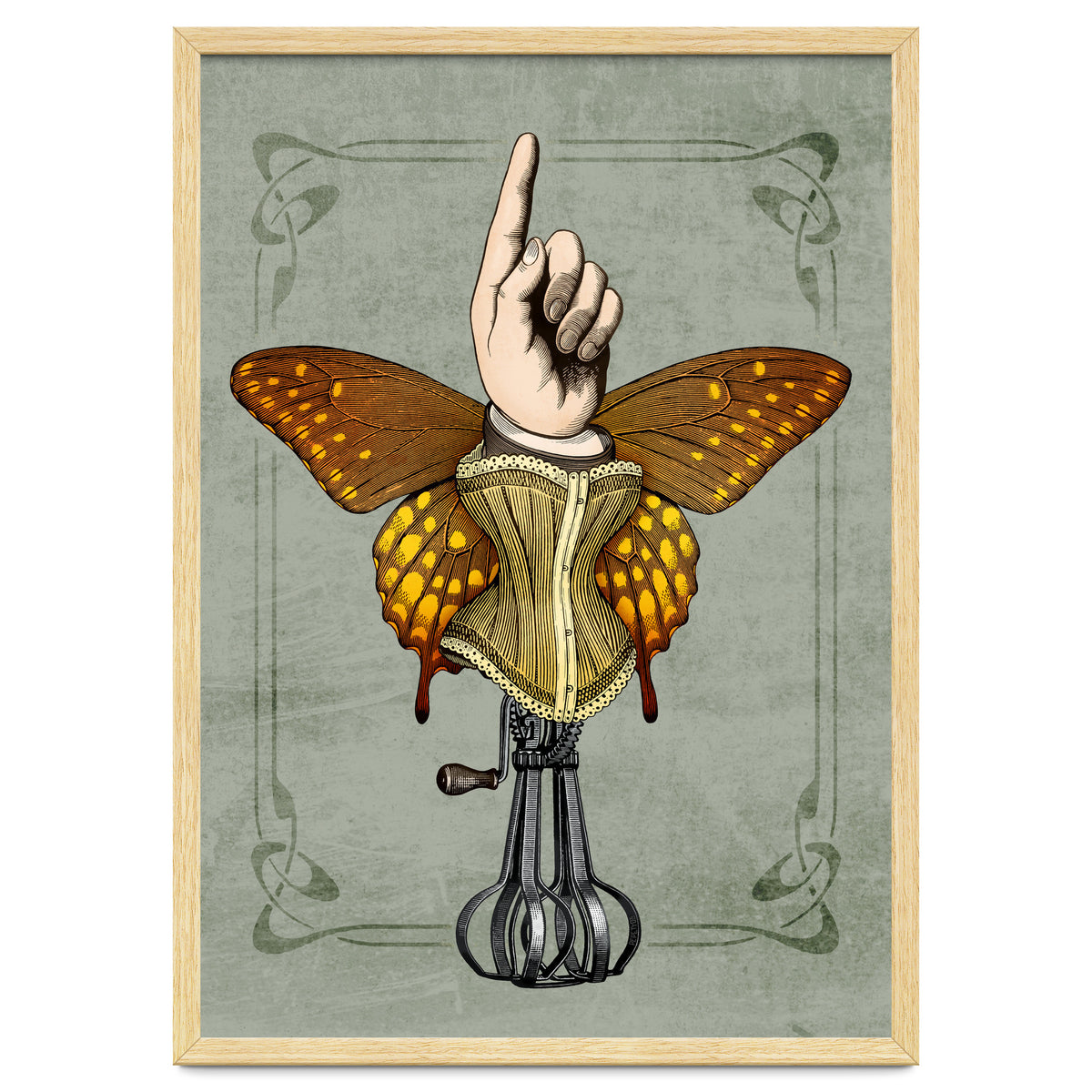 Butterhand Portrait