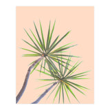 Tropical Serenity | Botanical Nature Plants | Boho Jungle Floral Garden | Watercolor Palm Painting (Print Only) thumbnail