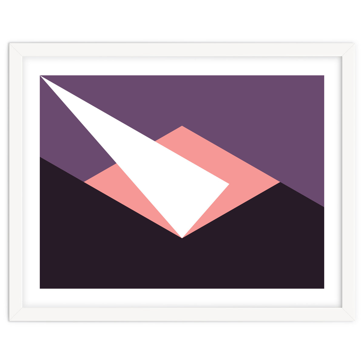 Geometric Shapes No. 59 - pink & purple
