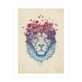 Floral Lion III (Print Only) thumbnail