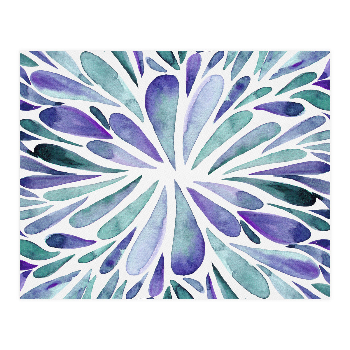 Retro abstract floral (Print Only)