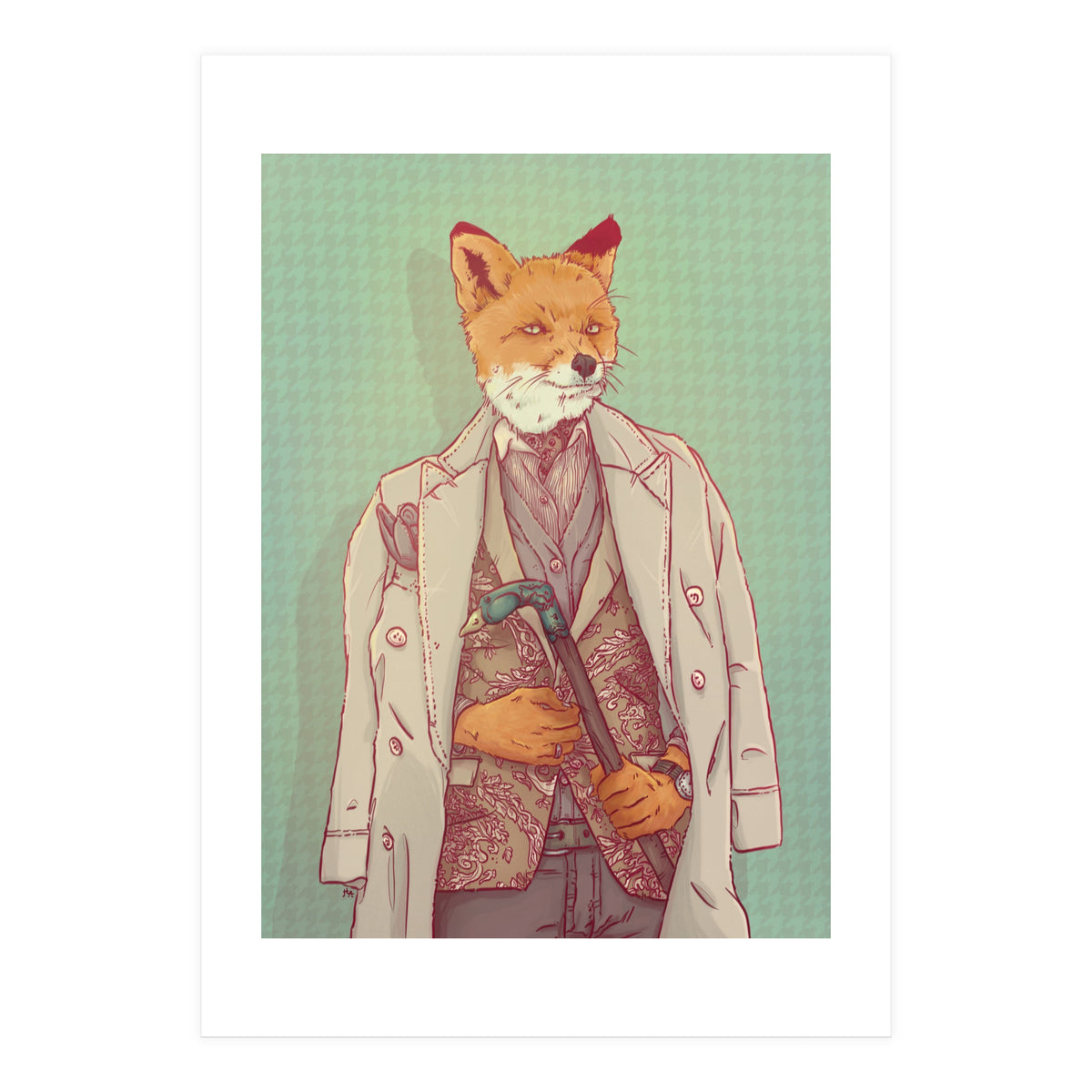 Jay the Fox (Print Only)