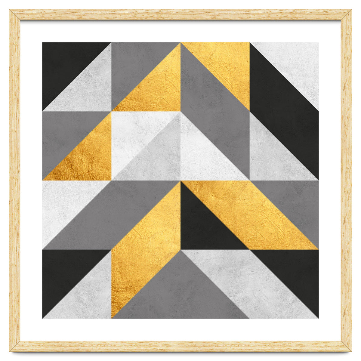 Gray and Gold Composition V