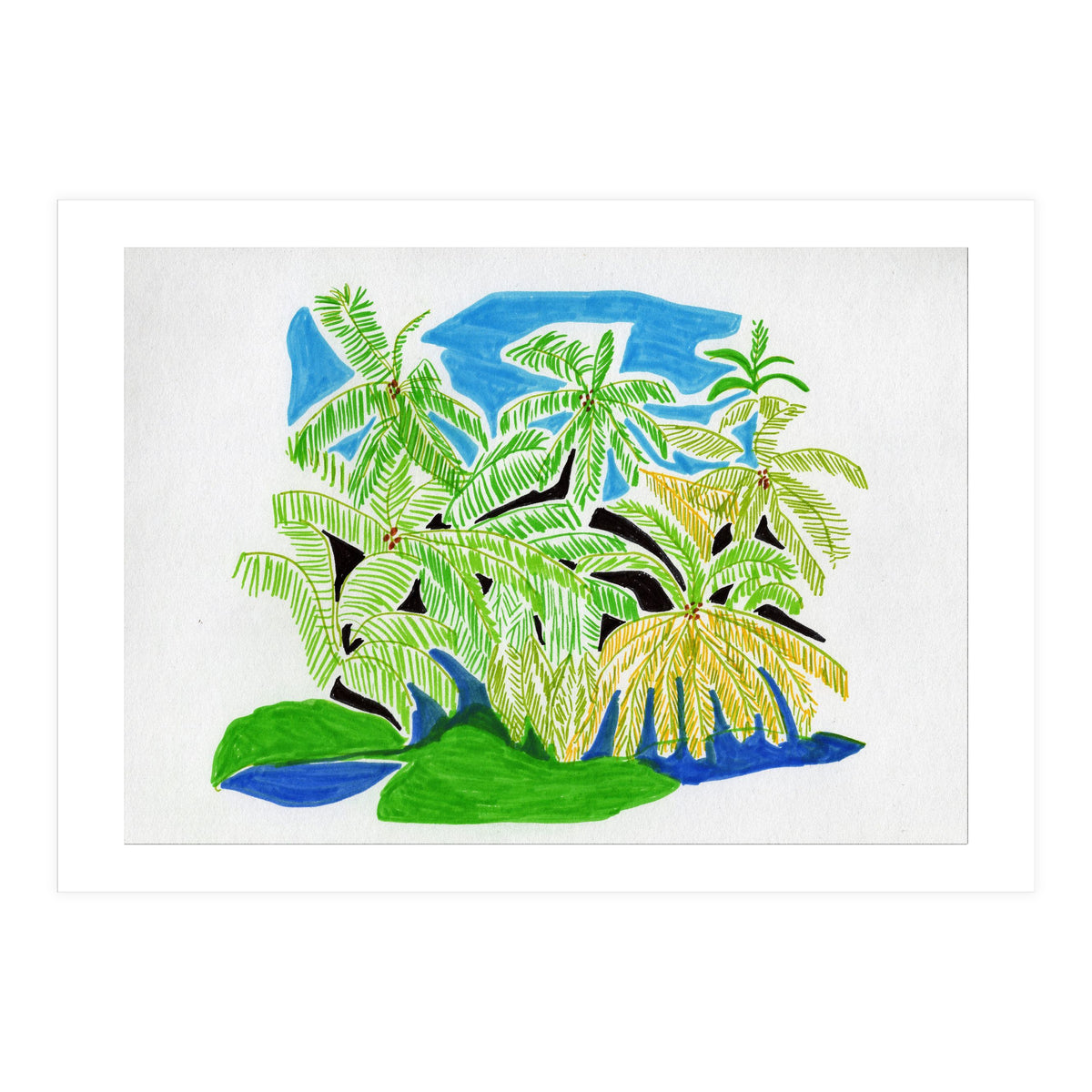 Palms Forest (Print Only)