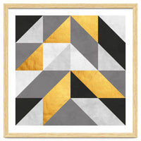 Gray and Gold Composition V