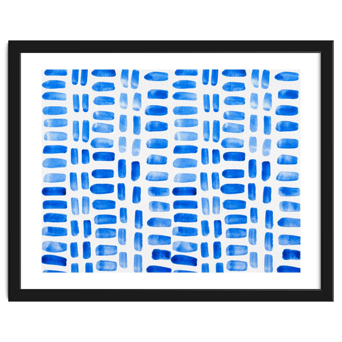 Blue abstract rectangles
