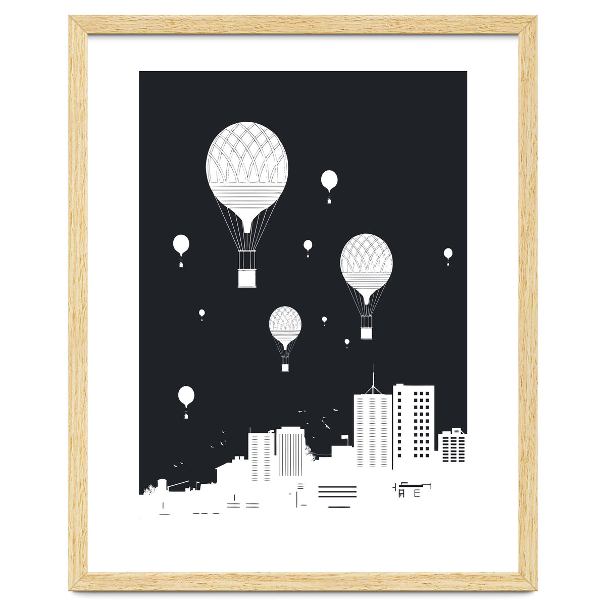 Balloons And The City (dark version)