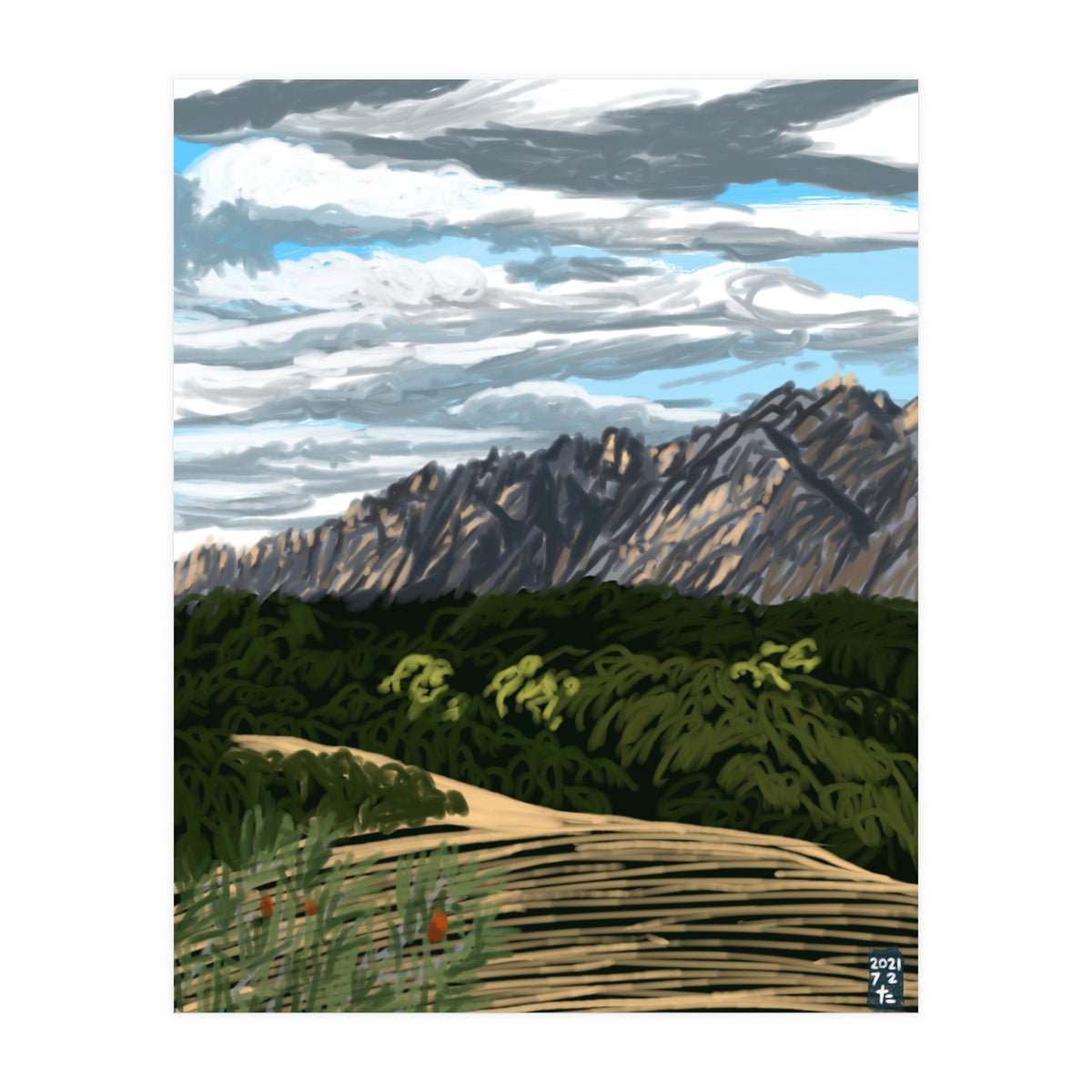 Clouds Are Moving (Print Only)