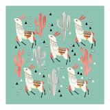 Llama In Green Desert (Print Only) thumbnail