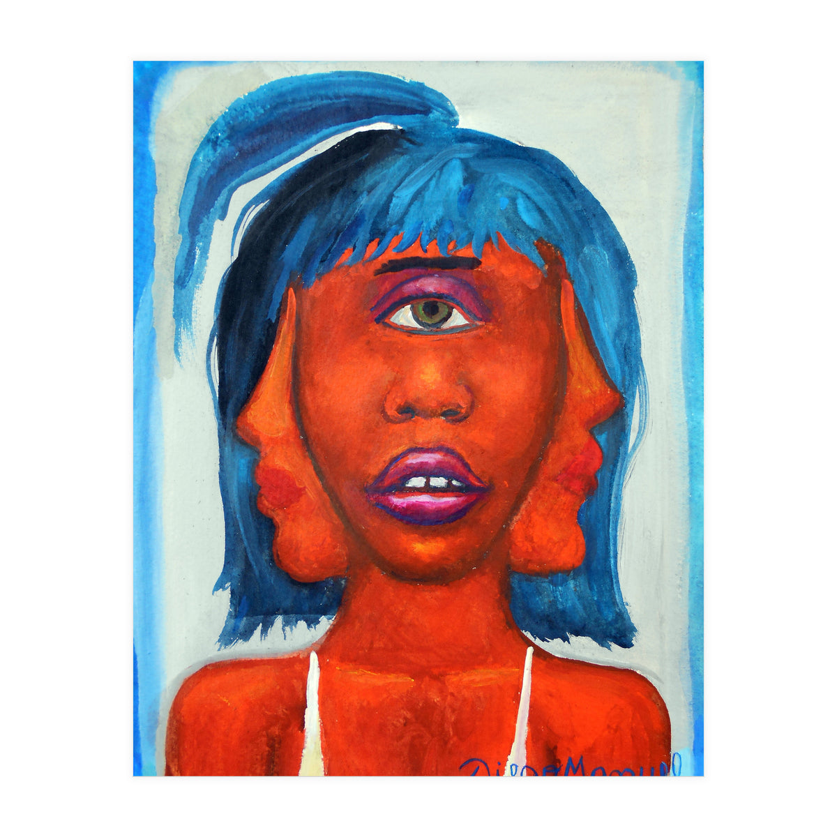 Cabeza De Mujer 8 (Print Only)