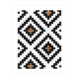 Urban Tribal Pattern No.16 - Aztec - Concrete and Wood (Print Only) thumbnail