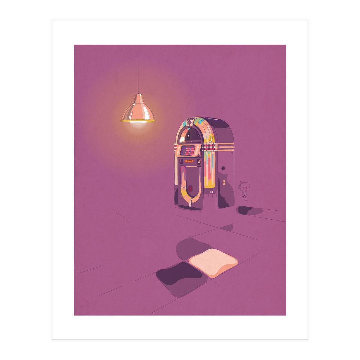 Wurlitzer Jukebox (Print Only)