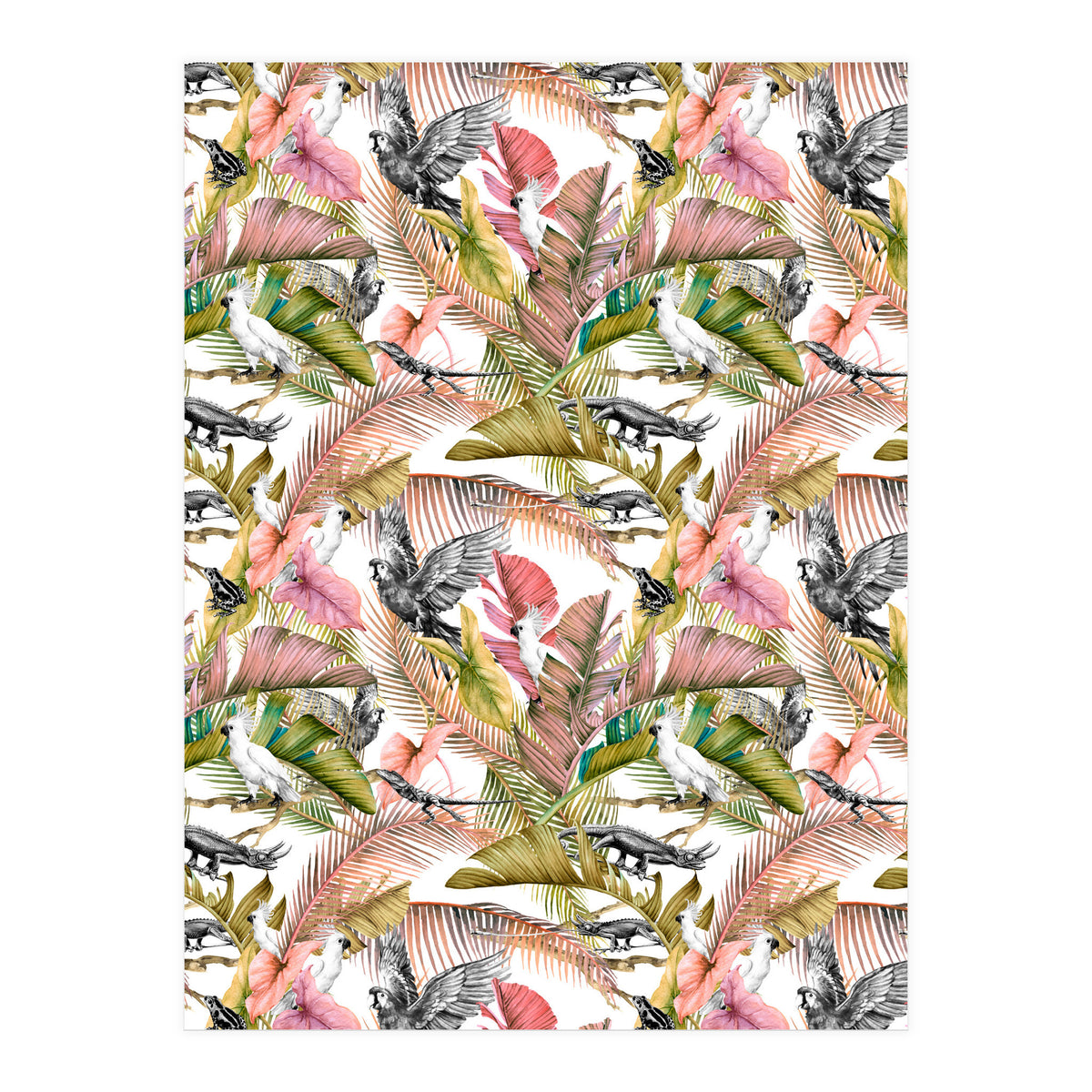 Paradise in the pink jungle (Print Only)