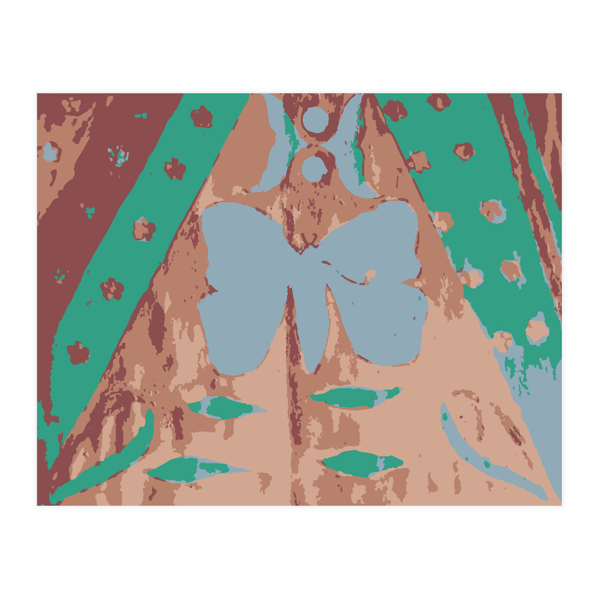 Butterfly Flower Array Art (Print Only)