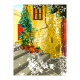 The Path to Peace | Summer Architecture Travel | Exotic Places Vintage Bohemian House (Print Only) thumbnail