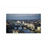 Florence and the Ponte Vecchio bridge (Print Only) thumbnail