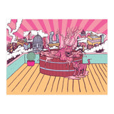 Strawberry Tigers Rooftop Jacuzzis Abbeydale Brewery x Lewy  12.4% ABV Strawberry, Chocolate, Smoked, Cherry Wood-chipped, Imperial Dessert Stout.  (Print Only) thumbnail