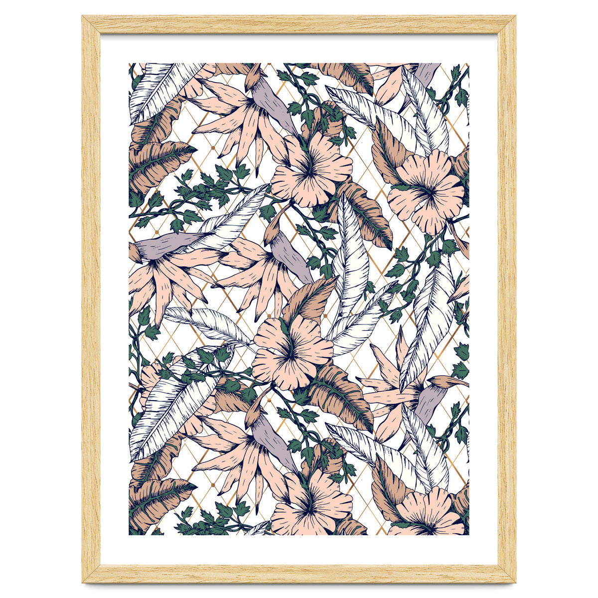 Exotic flowering and pattern geometric