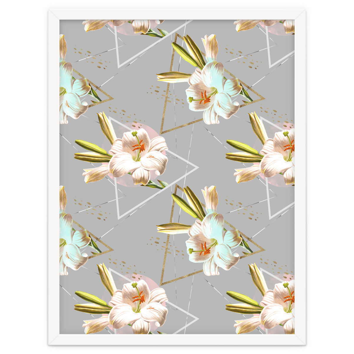 Botanical blooming with geometric 02