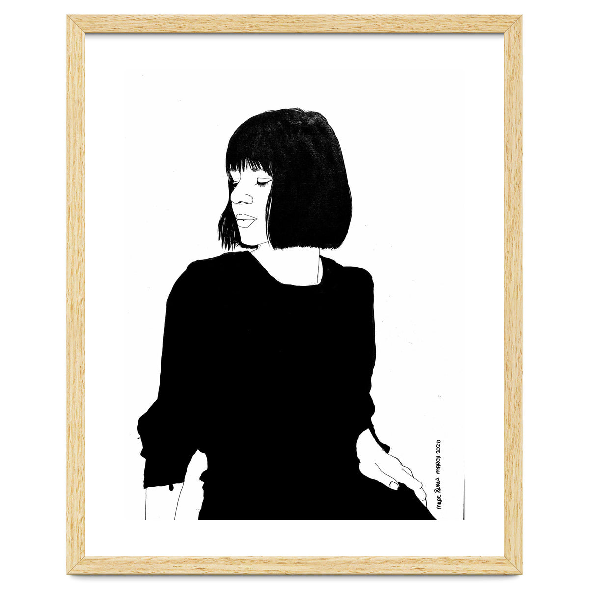 Untitled 84 - Woman in black