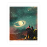 You, Me And Saturn (Print Only) thumbnail