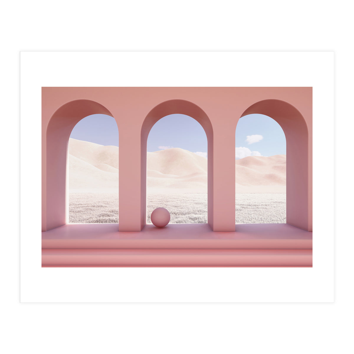 BALL IN ARC (Print Only)