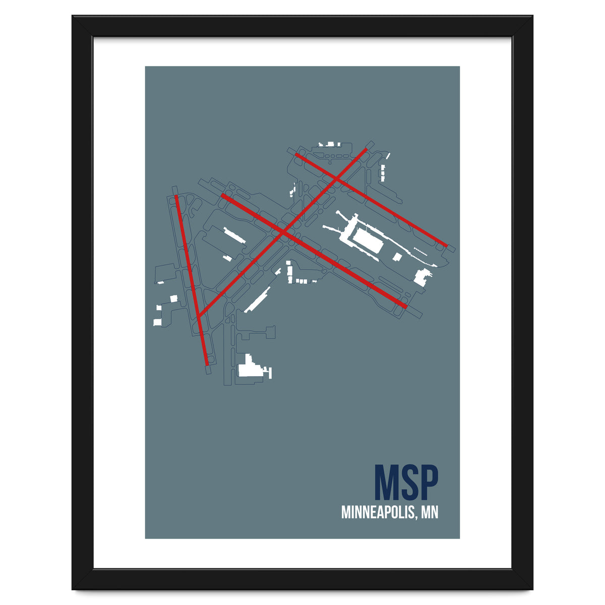 Minneapolis Airport Layout