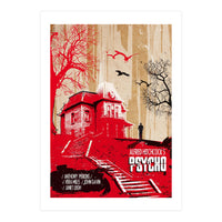 Psycho movie poster (Print Only)
