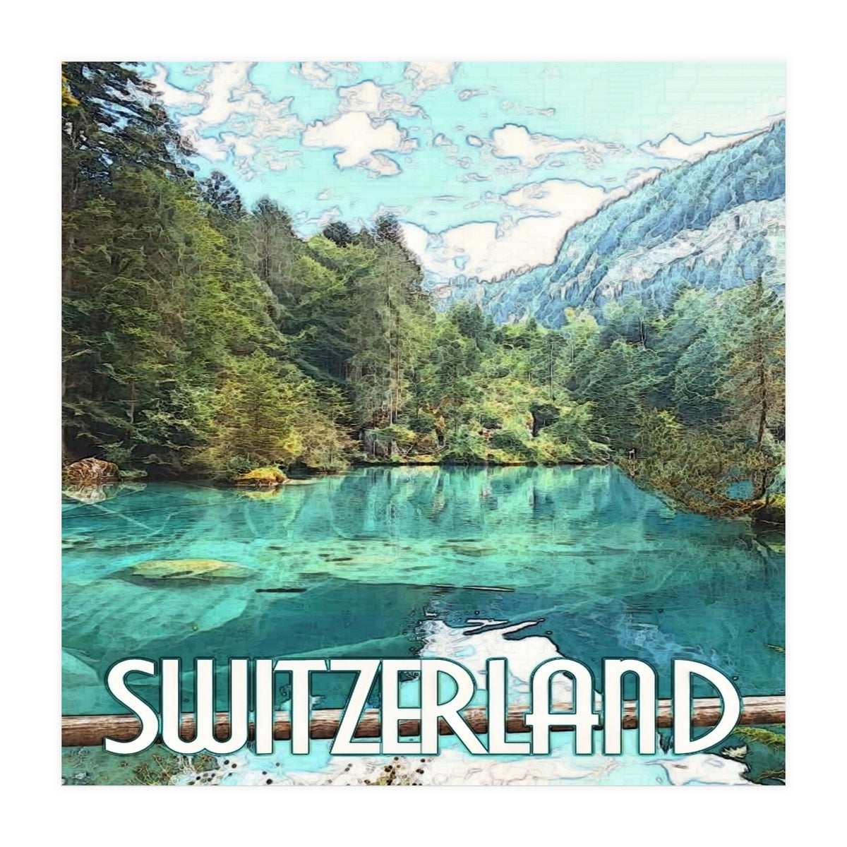 Blausee Naturpark, Switzerland. (Print Only)