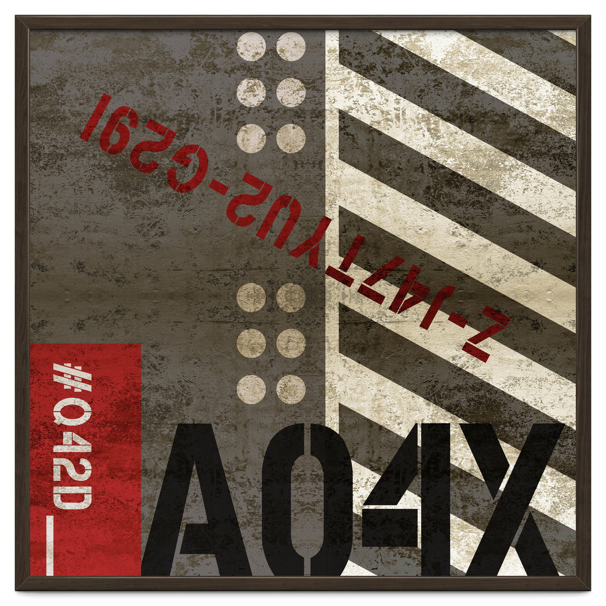 Abstract Industrial Grey Stripes