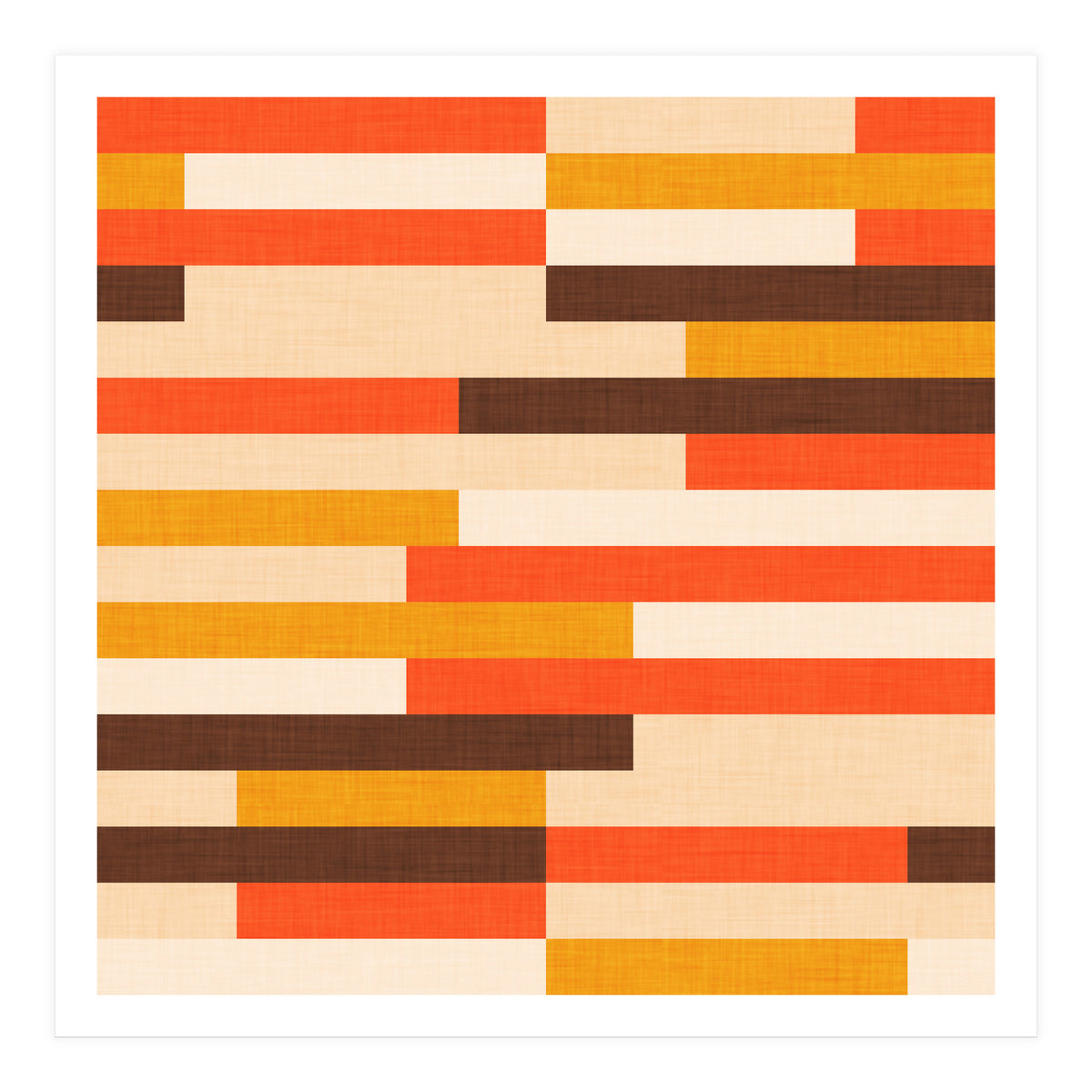 Classic Mid Mod Kilim Stripes  (Print Only)