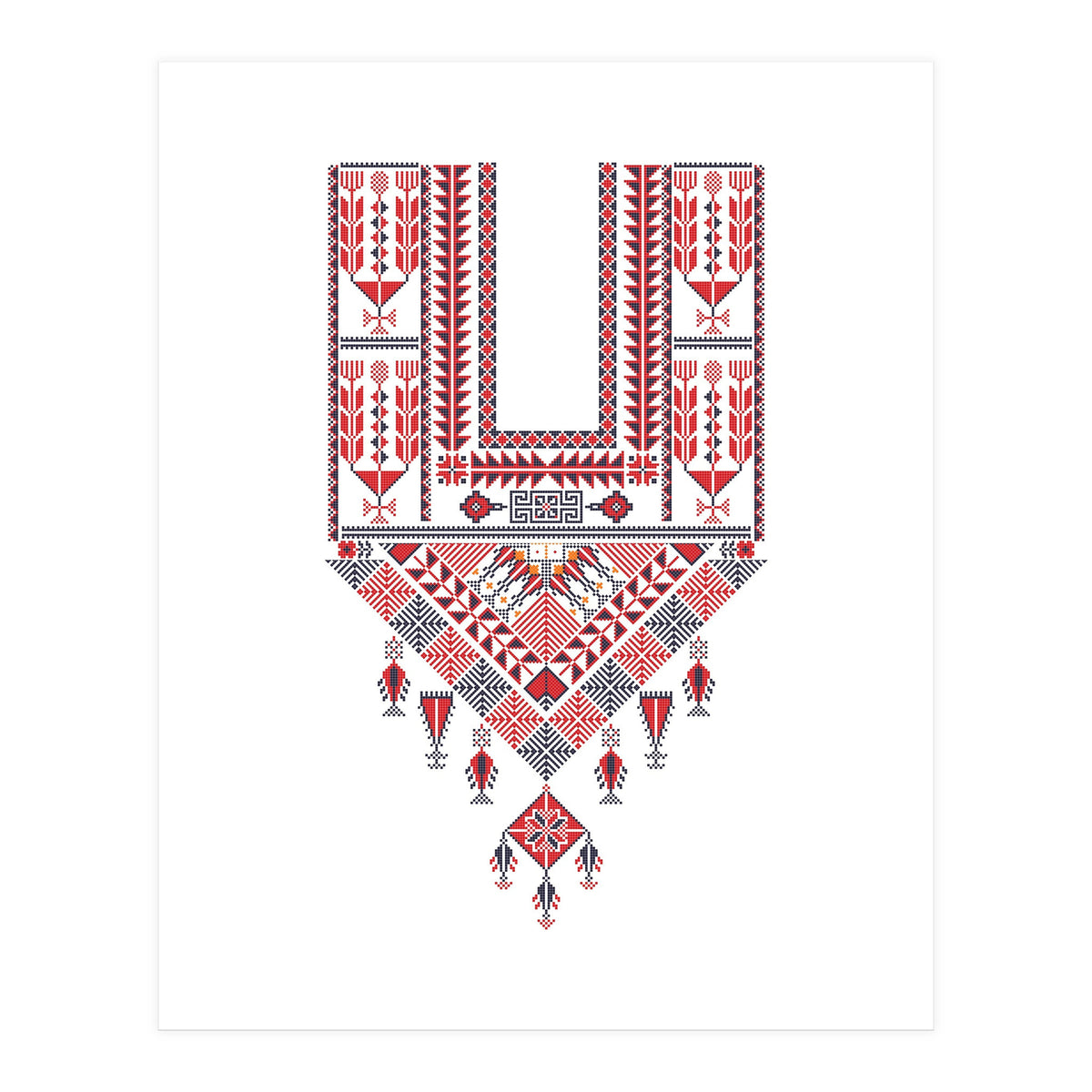 Tatreez Ornament 10 (Print Only)